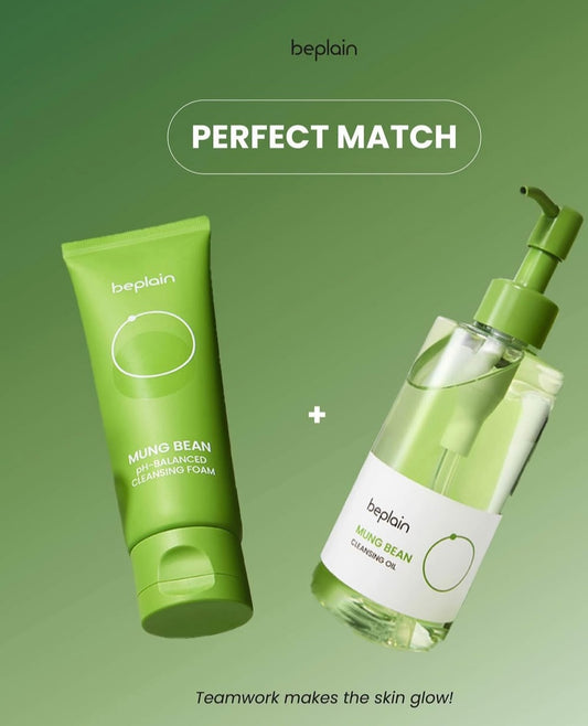 Beplain Cleansing Oil and Cleansing Foam